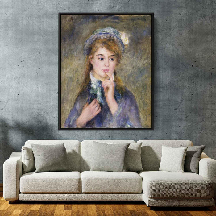 The Ingenue (1877) by Pierre-Auguste Renoir - Canvas Artwork