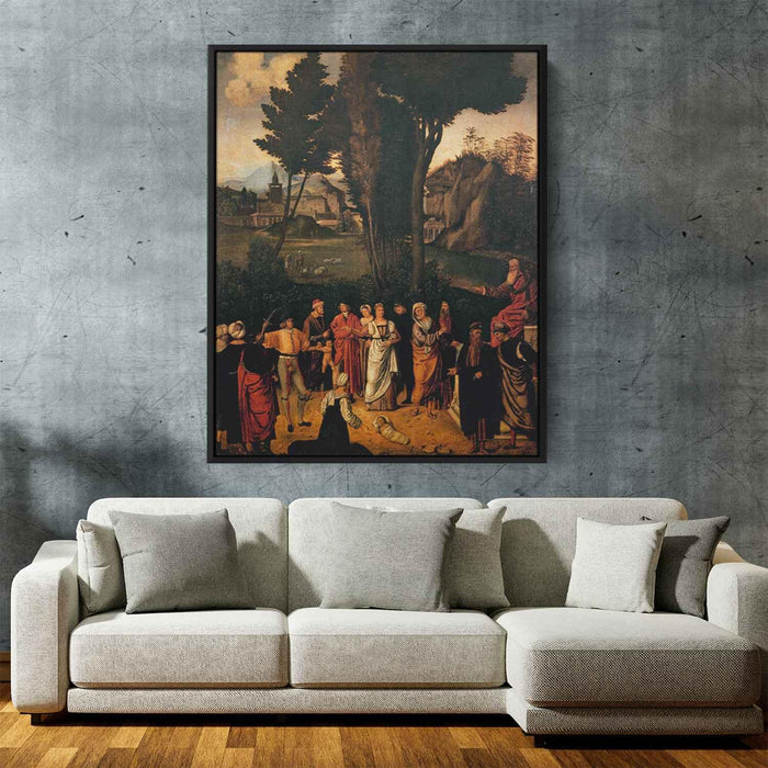 The Judgement of Solomon (1505) by Giorgione - Canvas Artwork