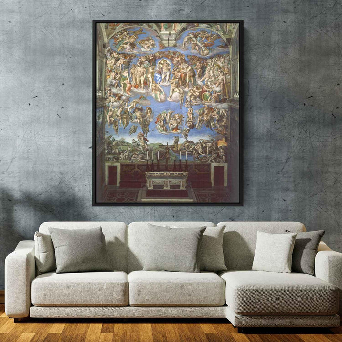 The Last Judgement (1541) by Michelangelo - Canvas Artwork