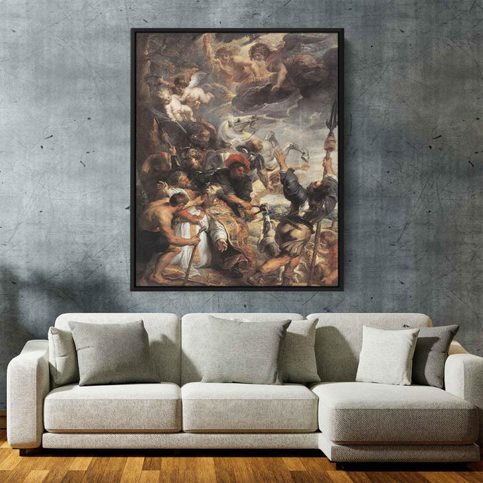 The Martyrdom of St. Livinus (1633) by Peter Paul Rubens - Canvas Artwork