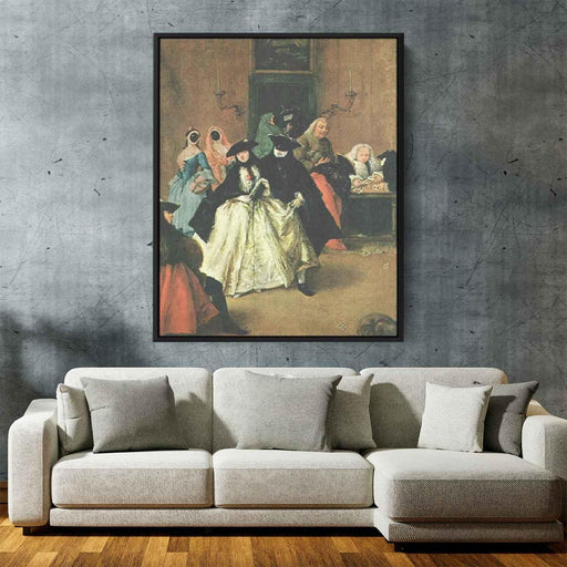 The Parlour by Pietro Longhi - Canvas Artwork