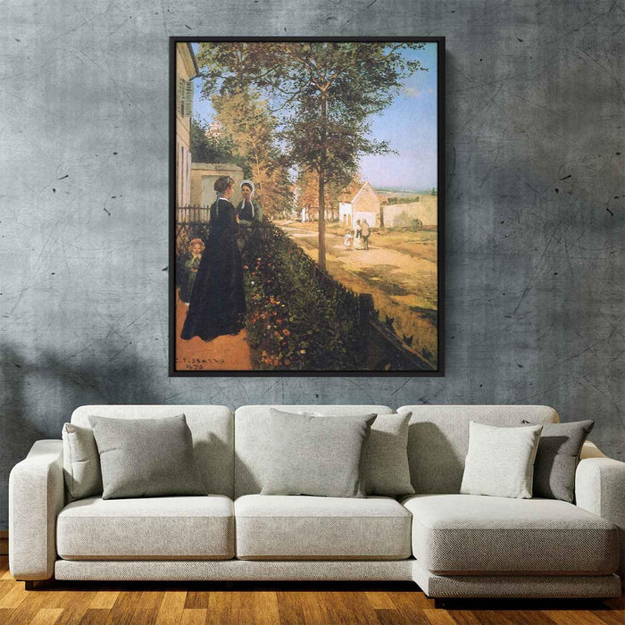 The road of Versailles by Camille Pissarro - Canvas Artwork