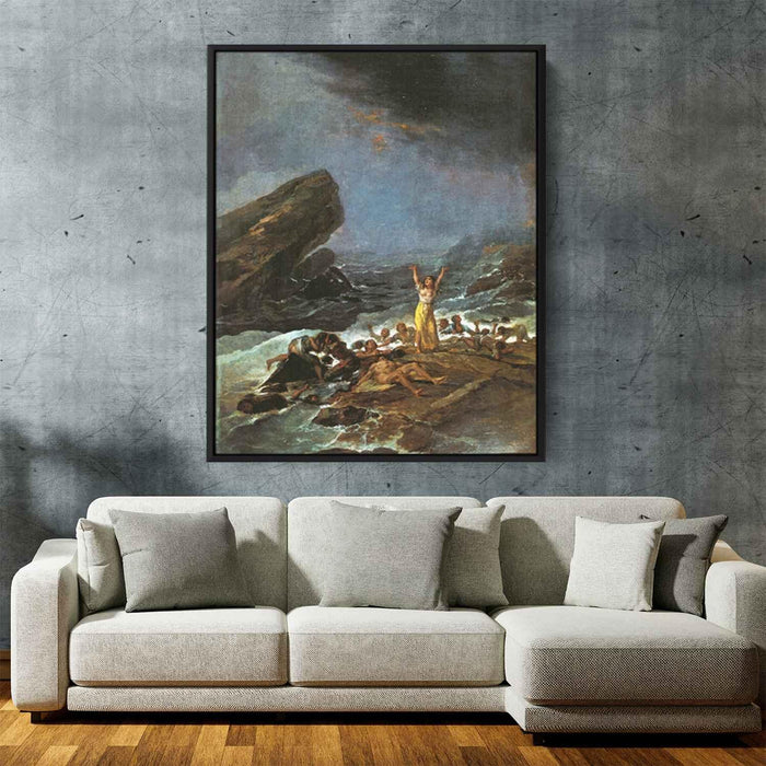 The Shipwreck (1794) by Francisco Goya - Canvas Artwork