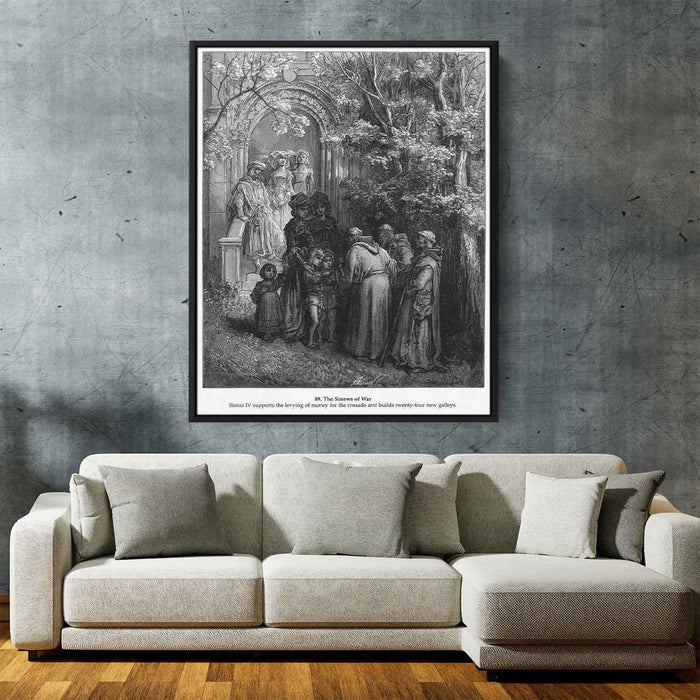 The Sinews of War by Gustave Dore - Canvas Artwork