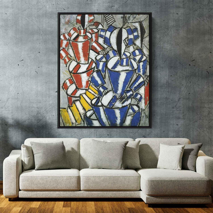 The Staircase (1913) by Fernand Leger - Canvas Artwork