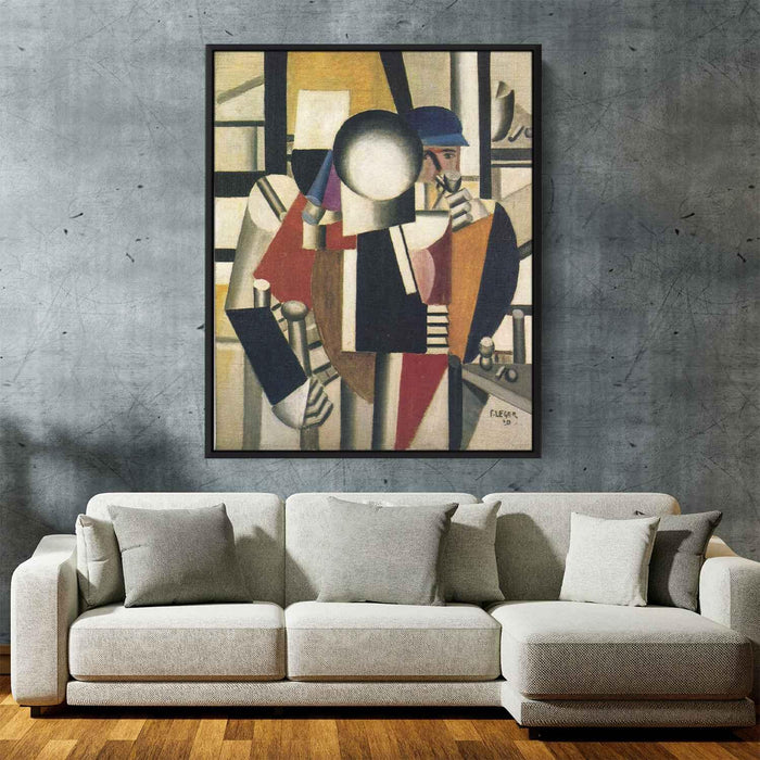 The Three Comrades (1920) by Fernand Leger - Canvas Artwork