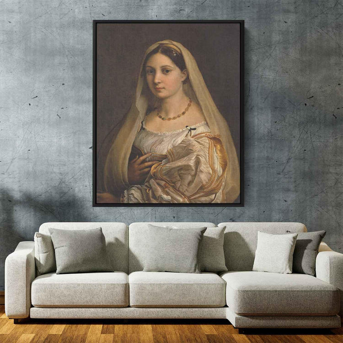 The Veiled Woman, or La Donna Velata by Raphael - Canvas Artwork