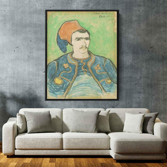 The Zouave Half Length (1888) by Vincent van Gogh - Canvas Artwork