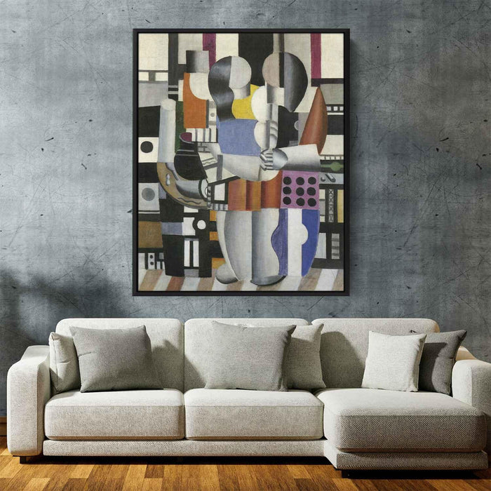 Three figures (1921) by Fernand Leger - Canvas Artwork