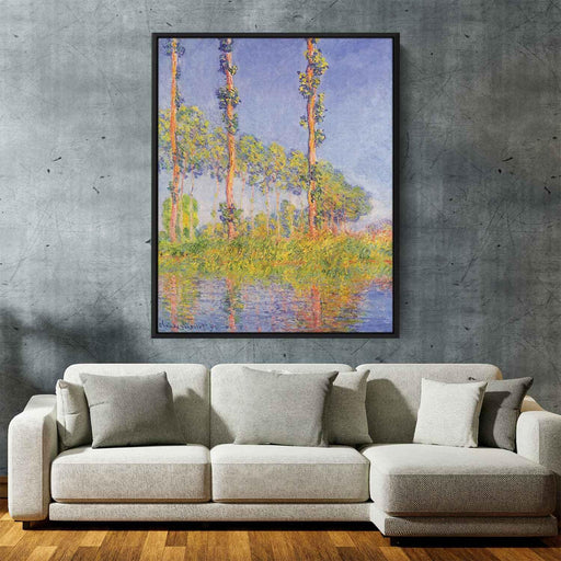 Three Trees, Autumn Effect by Claude Monet - Canvas Artwork