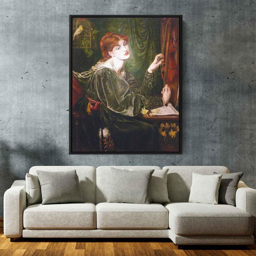 Veronica Veronese (1872) by Dante Gabriel Rossetti - Canvas Artwork