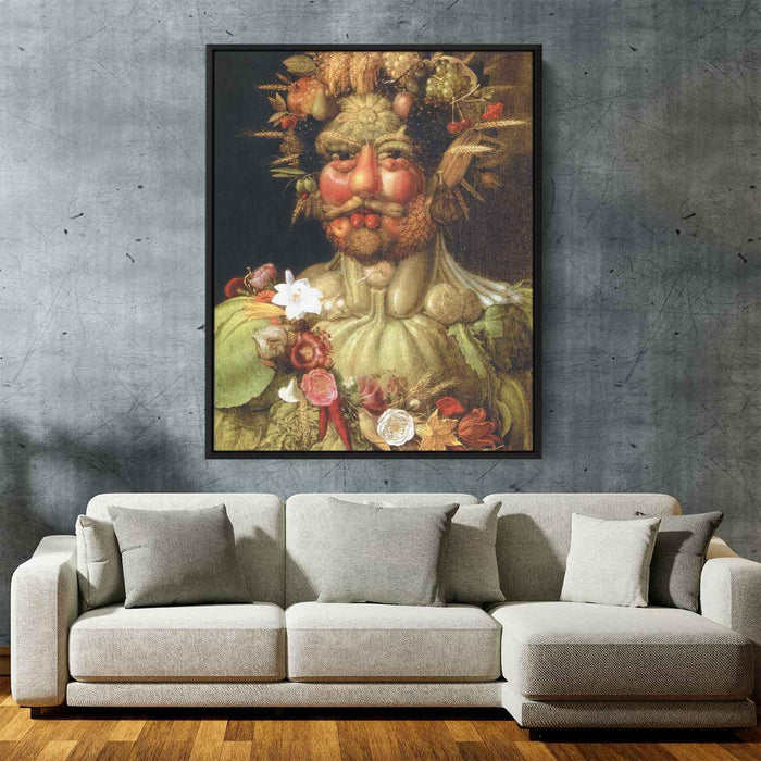 Vertumnus (Emperor Rudolph II) (1591) by Giuseppe Arcimboldo - Canvas Artwork