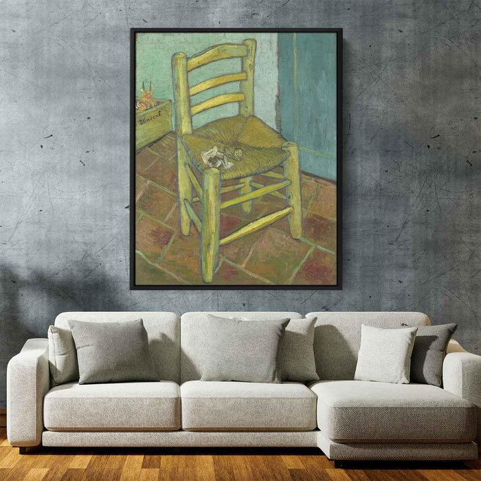 Van Gogh's Chair (1889) by Vincent van Gogh - Canvas Artwork