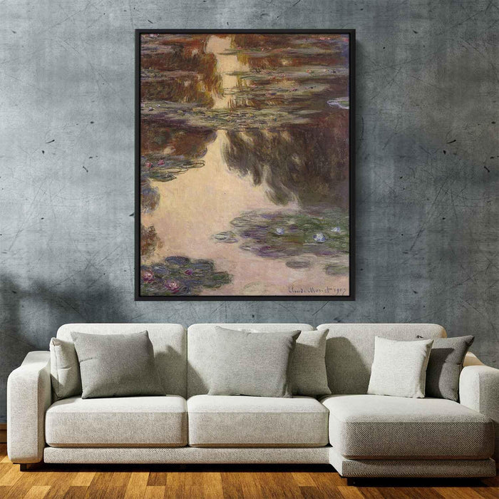 Water Lilies (1907) by Claude Monet - Canvas Artwork