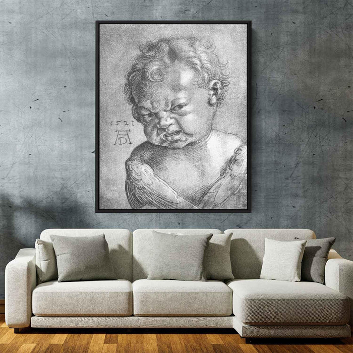 Weeping Angel boy (1521) by Albrecht Durer - Canvas Artwork