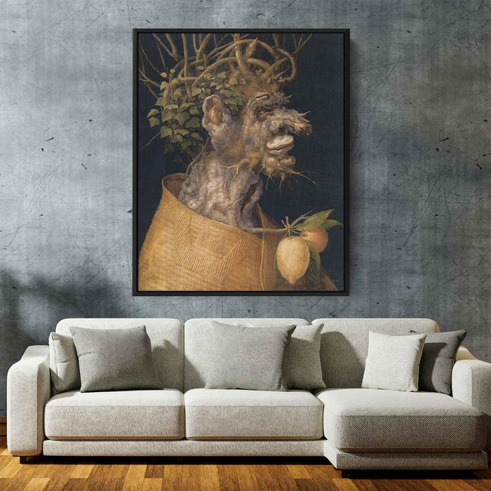 Winter (1563) by Giuseppe Arcimboldo - Canvas Artwork