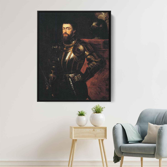Charles V in Armour (1603) by Peter Paul Rubens - Canvas Artwork