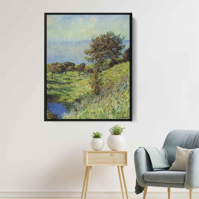 Cliffs of Varengeville, Gust of Wind by Claude Monet - Canvas Artwork