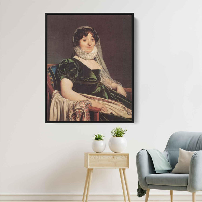 Comtes de Tournon, née Geneviève de Seytres Caumont by Jean Auguste Dominique Ingres - Canvas Artwork