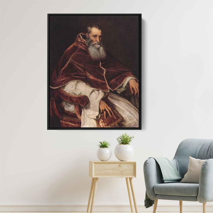 Pope Paul III (1543) by Titian - Canvas Artwork