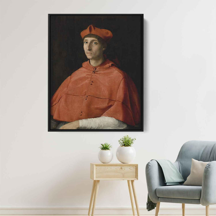 Portrait of a Cardinal (1510) by Raphael - Canvas Artwork