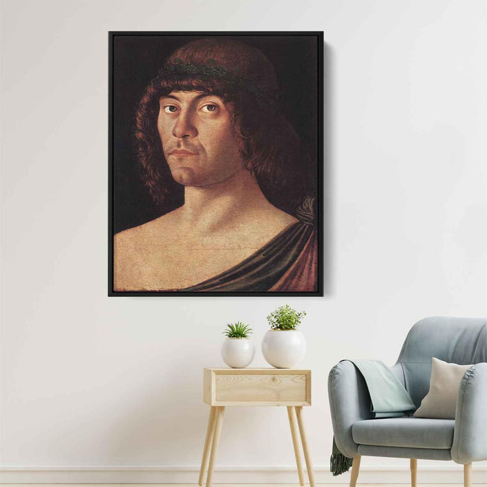 Portrait of a Humanist (1480) by Giovanni Bellini - Canvas Artwork