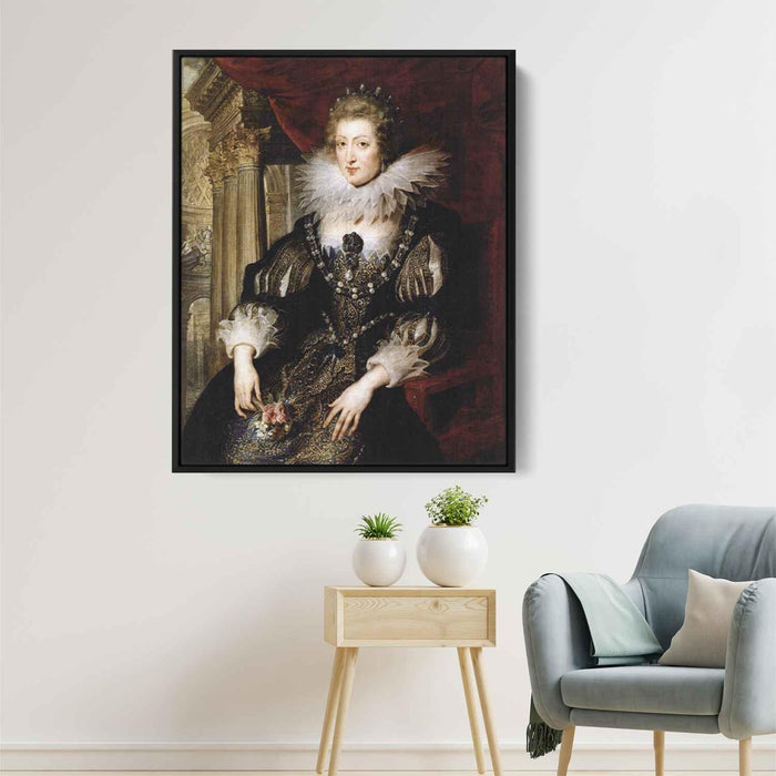 Portrait of Anne of Austria (1622) by Peter Paul Rubens - Canvas Artwork