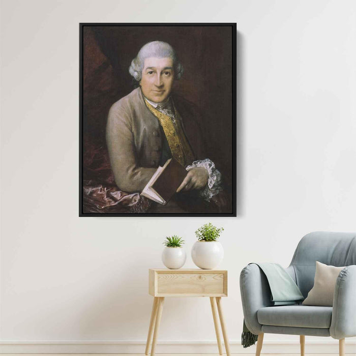 Portrait of David Garrick (1770) by Thomas Gainsborough - Canvas Artwork