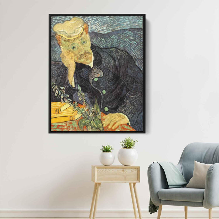 Portrait of Doctor Gachet (1890) by Vincent van Gogh - Canvas Artwork