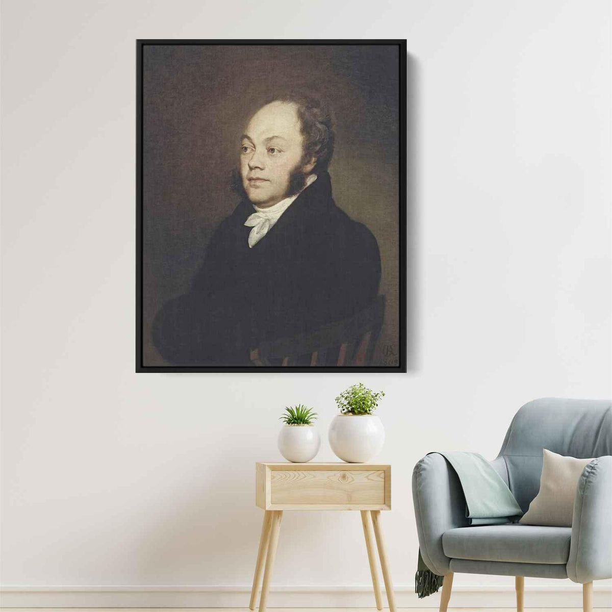 Portrait Of Feodor Rostopchin 1809 By Orest Kiprensky Canvas portrait-of-feodor-rostopchin-1809-by-orest-kiprensky-canvas