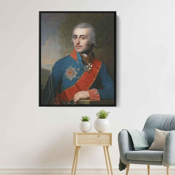 Portrait of General adjutant Count Pyotr Tolstoy (1799) by Vladimir Borovikovsky - Canvas Artwork