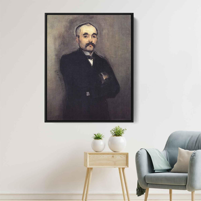 Portrait of Georges Clemenceau (1879) by Edouard Manet - Canvas Artwork