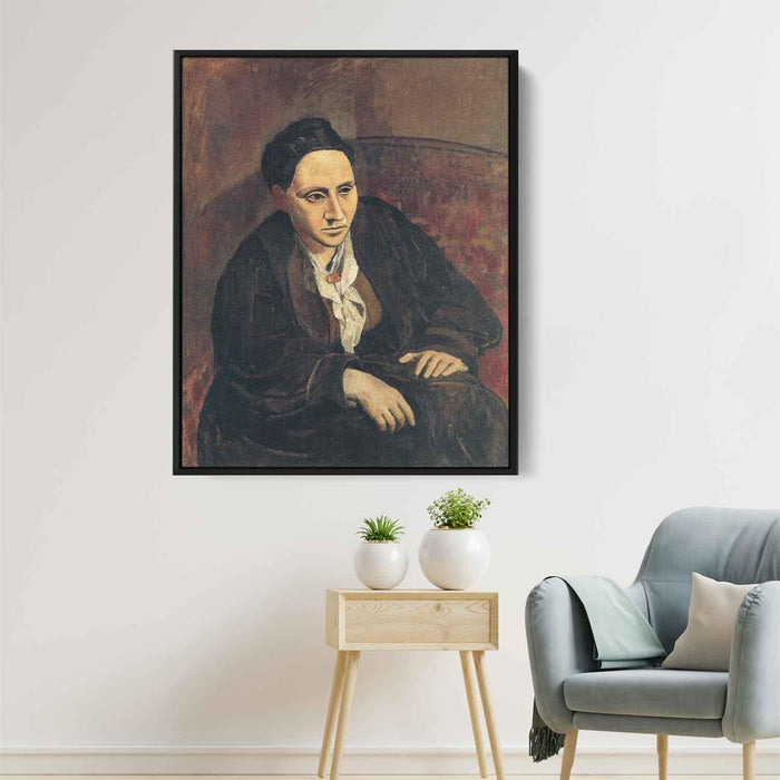 Portrait of Gertrude Stein (1906) by Pablo Picasso - Canvas Artwork