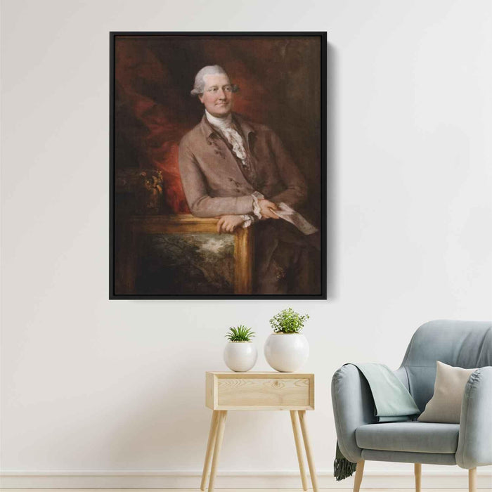 Portrait of James Christie (1778) by Thomas Gainsborough - Canvas Artwork