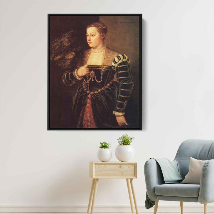 Portrait of Lavinia, the Artist's Daughter by Titian - Canvas Artwork