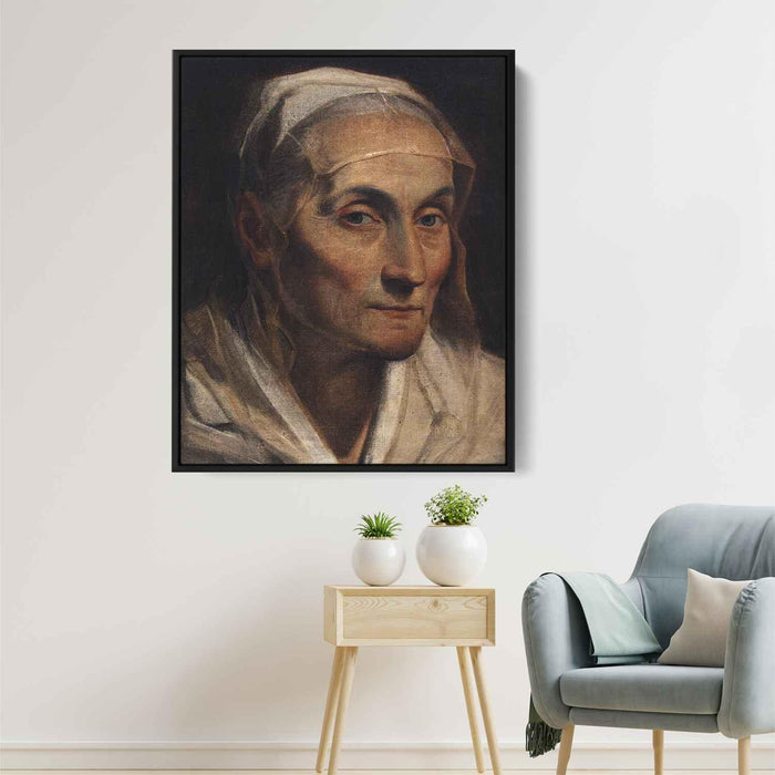 Portrait of old woman (1630) by Guido Reni - Canvas Artwork