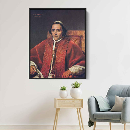 Portrait of Pope Pius VII (1805) by Jacques-Louis David - Canvas Artwork