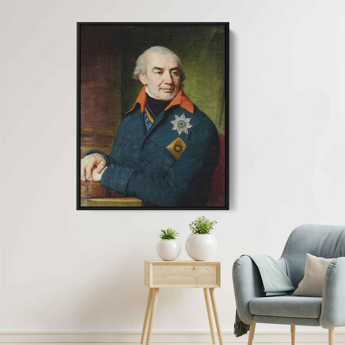 Portrait of Prince G S Volkonsky by Vladimir Borovikovsky - Canvas Artwork