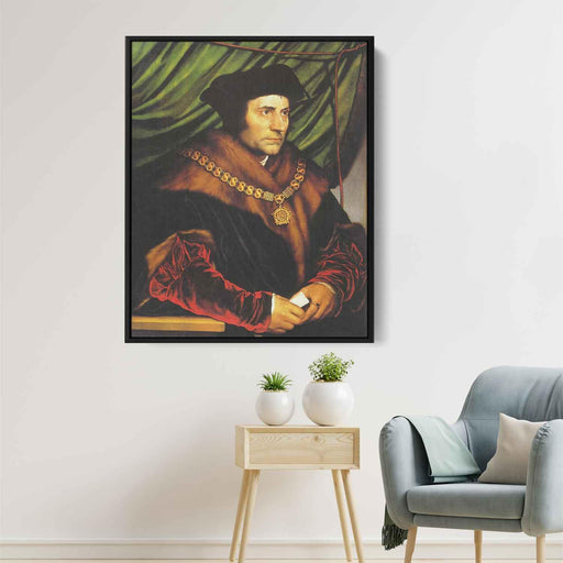 Portrait of Sir Thomas More (1527) by Hans Holbein the Younger - Canvas Artwork