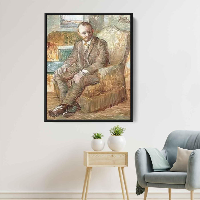 Portrait of the Art Dealer Alexander Reid, Sitting in an Easy Chair by Vincent van Gogh - Canvas Artwork