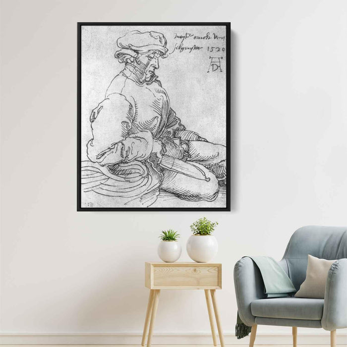 Portrait of the Blessed Arnold of town by Albrecht Durer - Canvas Artwork