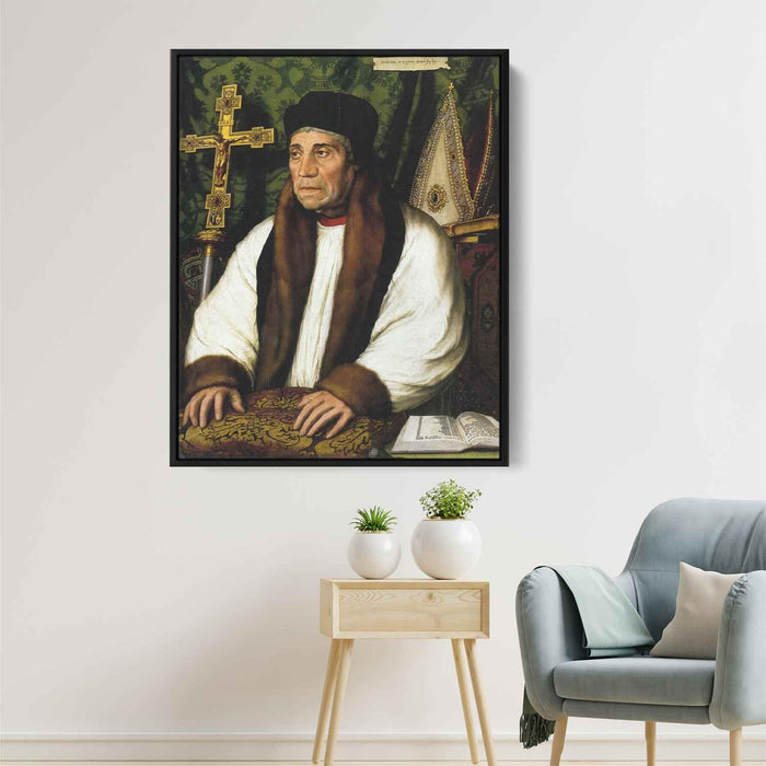 Portrait of William Warham, Archbishop of Canberbury by Hans Holbein the Younger - Canvas Artwork