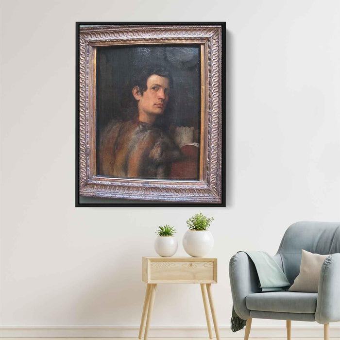 Portrait of young man by Giorgione - Canvas Artwork