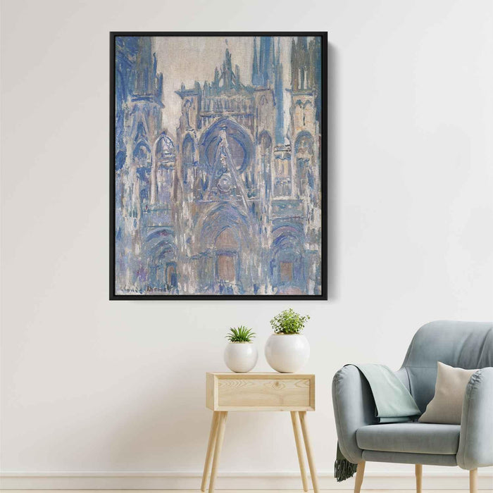 Rouen Cathedral, Study of the Portal by Claude Monet - Canvas Artwork