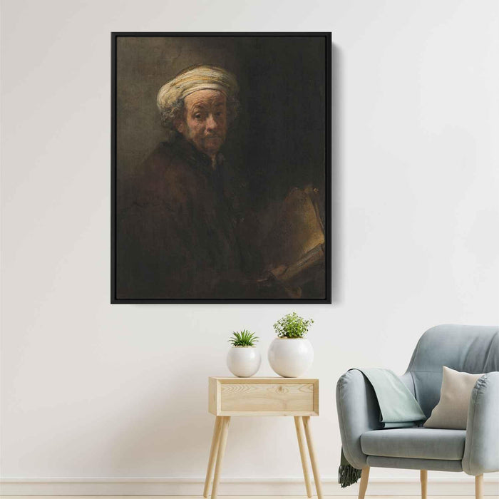 Self-portrait as the Apostle Paul (1661) by Rembrandt - Canvas Artwork