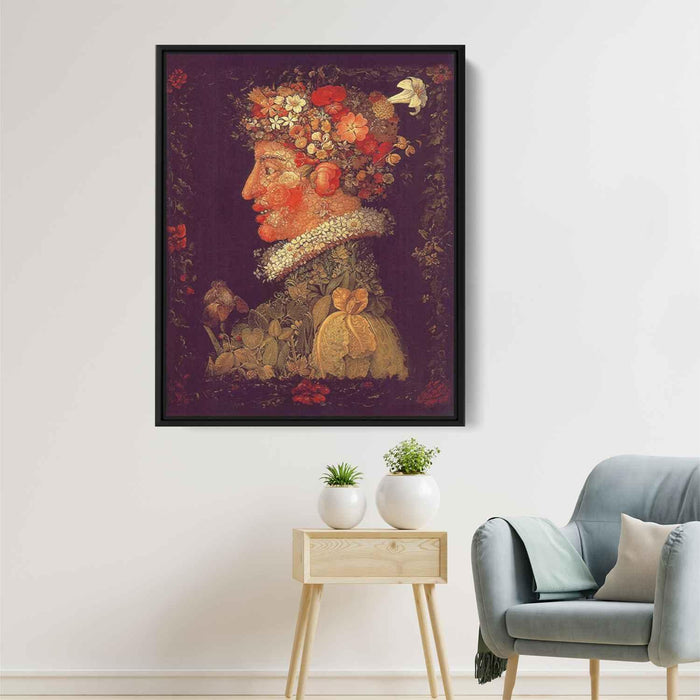 Spring (1573) by Giuseppe Arcimboldo - Canvas Artwork