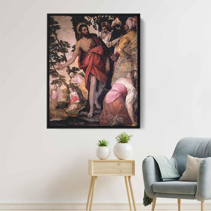 St John the Baptist Preaching (1562) by Paolo Veronese - Canvas Artwork