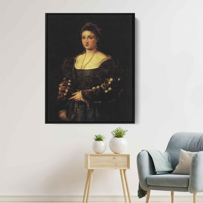 The Beauty (1536) by Titian - Canvas Artwork