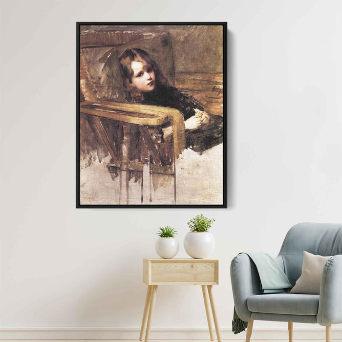 The Easy Chair by John William Waterhouse - Canvas Artwork