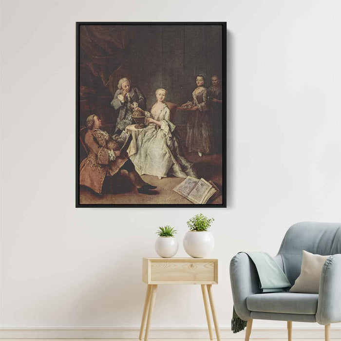 The Geography Lesson by Pietro Longhi - Canvas Artwork